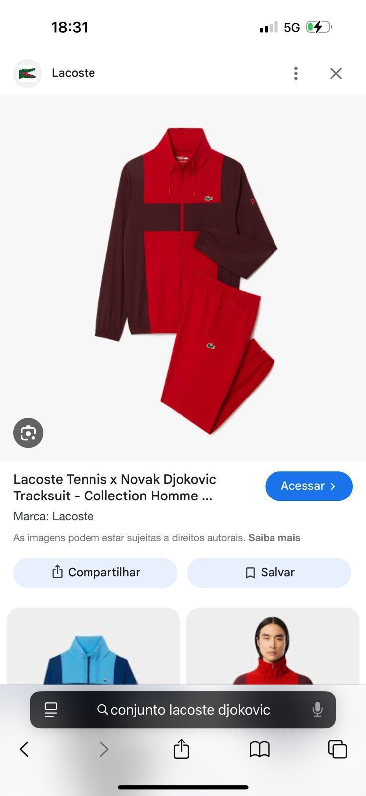 Conjunto DJOKOVIC 🐊