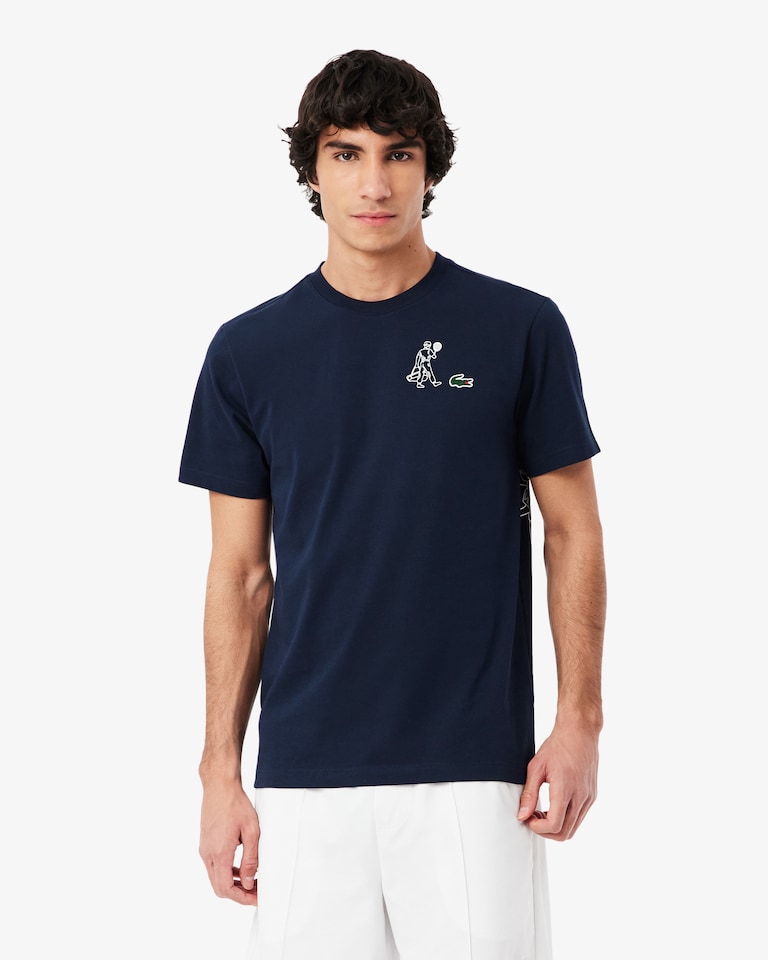 Camiseta de Tênis Ultra Dry Estampada