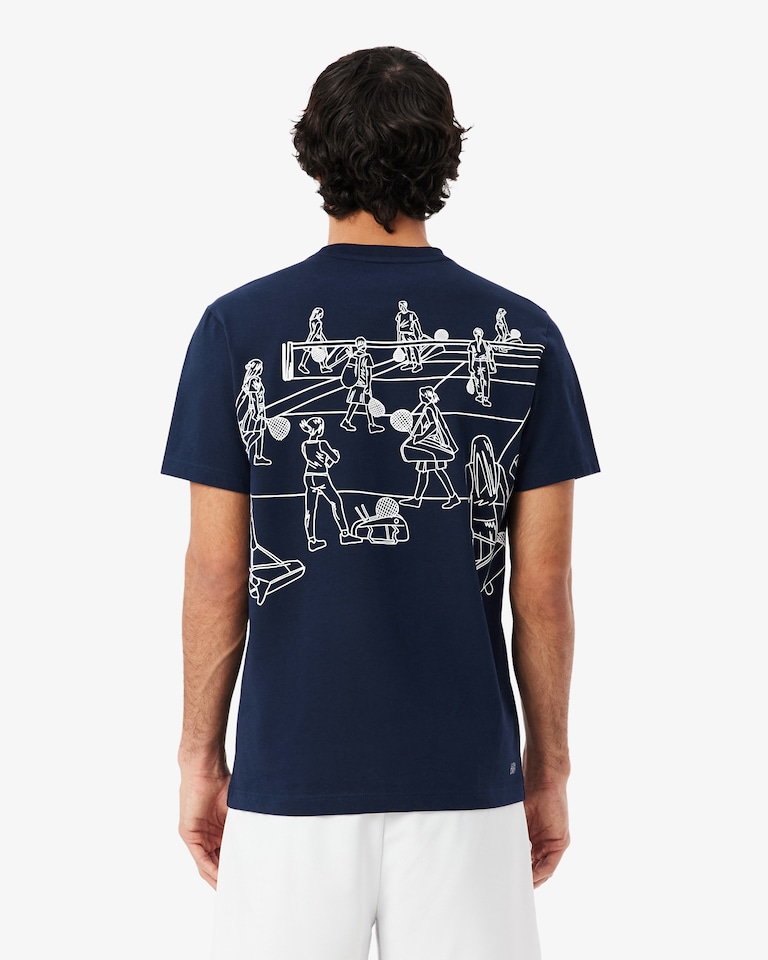 Camiseta de Tênis Ultra Dry Estampada