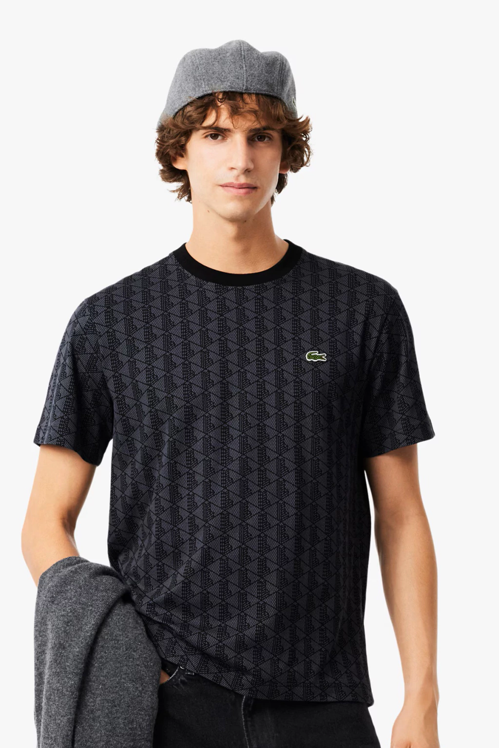 Camisa jacquard monogramado