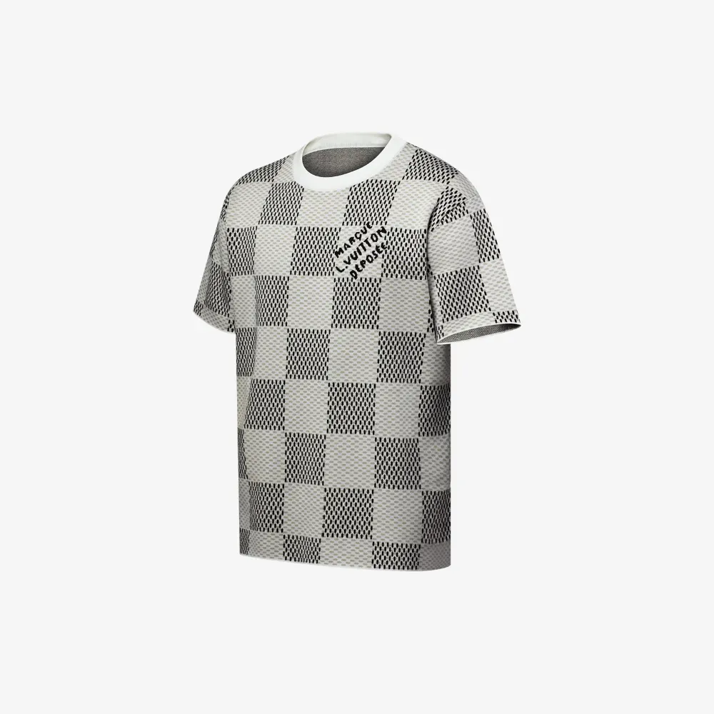 Camiseta Louis Vuitton Damier Jacquard