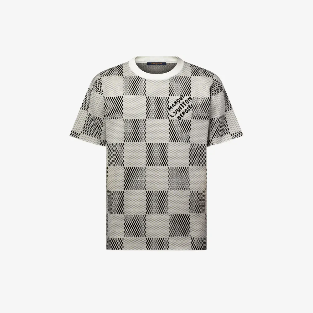 Camiseta Louis Vuitton Damier Jacquard