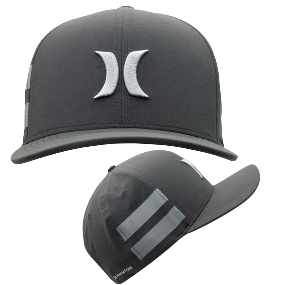 BONÉ HURLEY ABA CURVA EVEREST PHANTOM PRETO