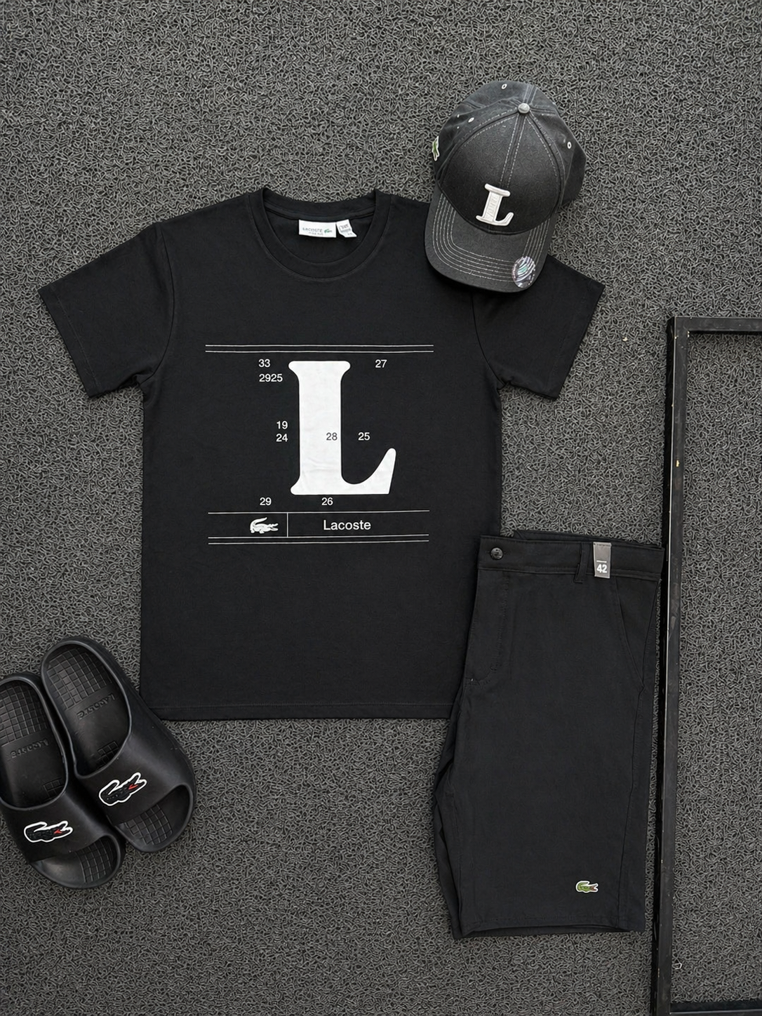 Conjunto Lacoste - Valor sem chinelo
