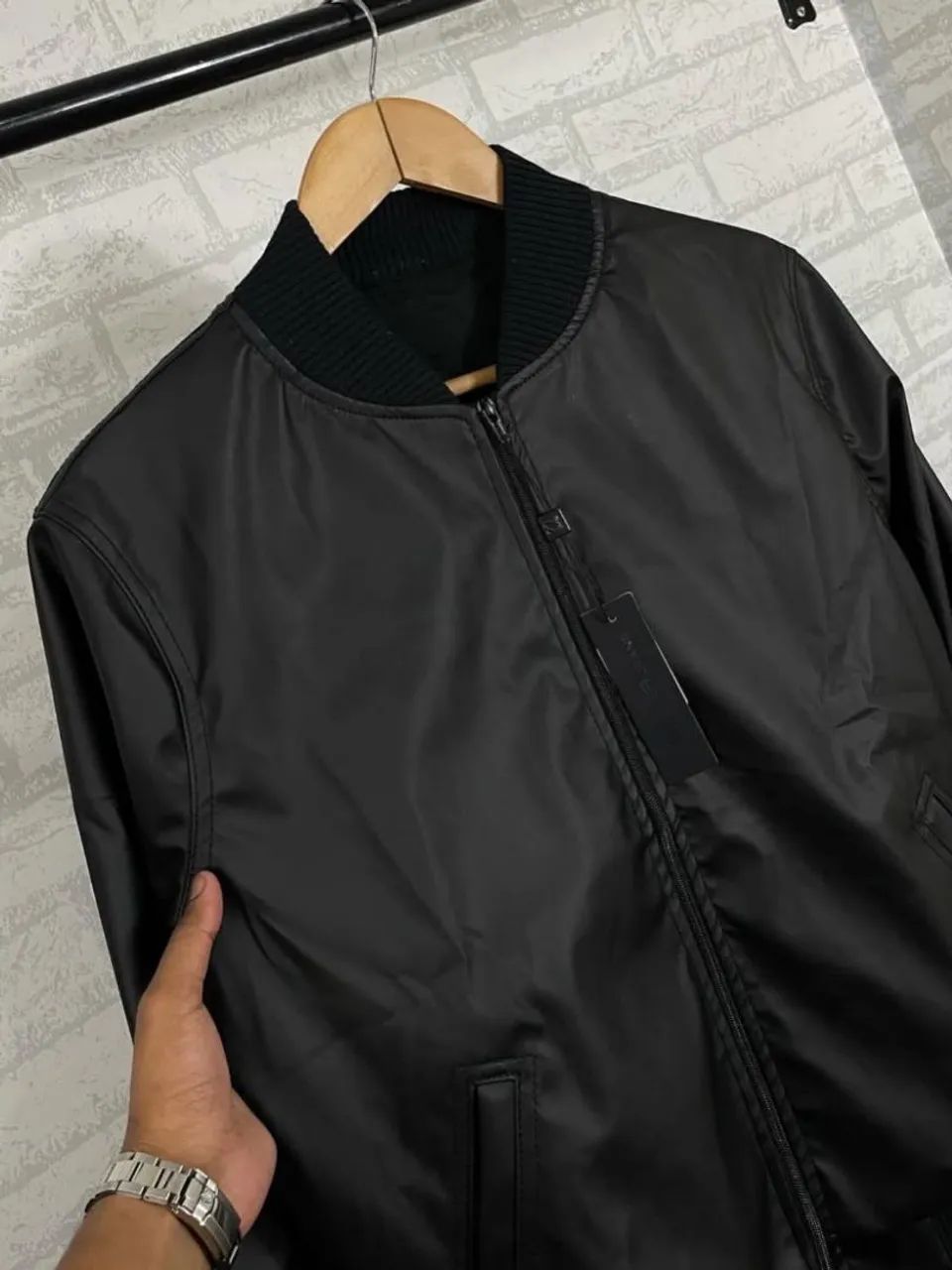 Jaqueta de Couro Zara