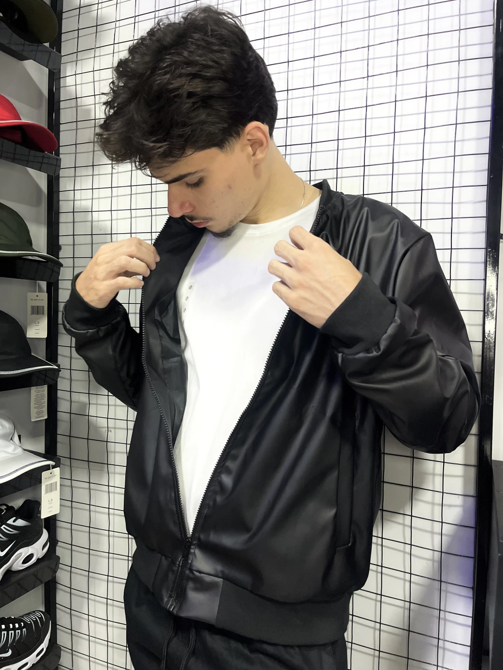 Jaqueta de Couro Zara