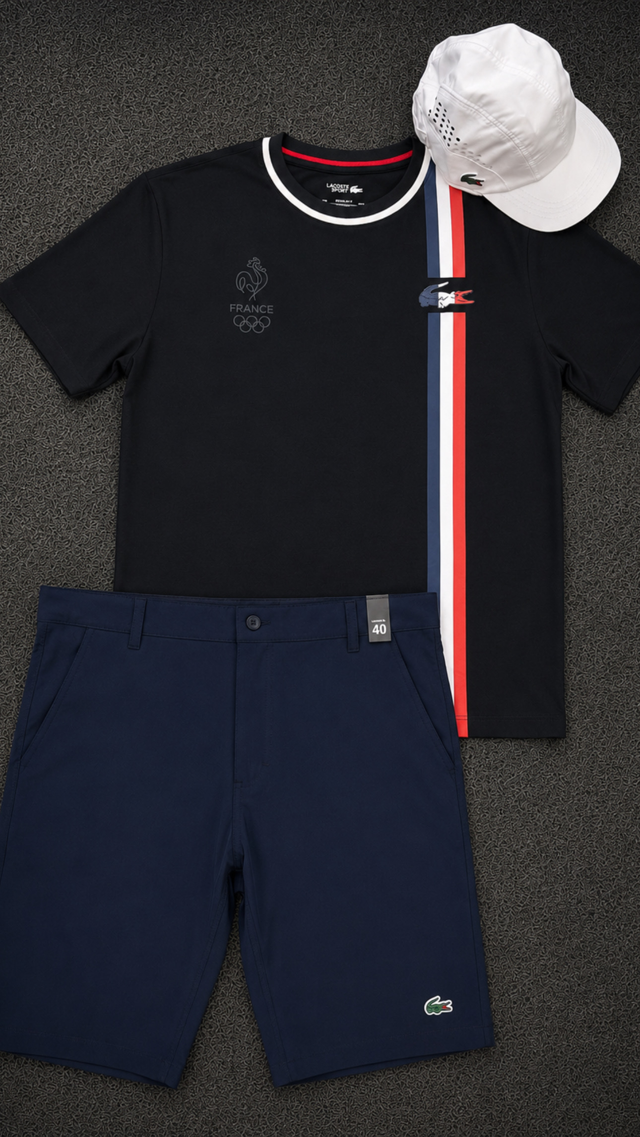 Conjunto da  Lacoste Sport France Olympic