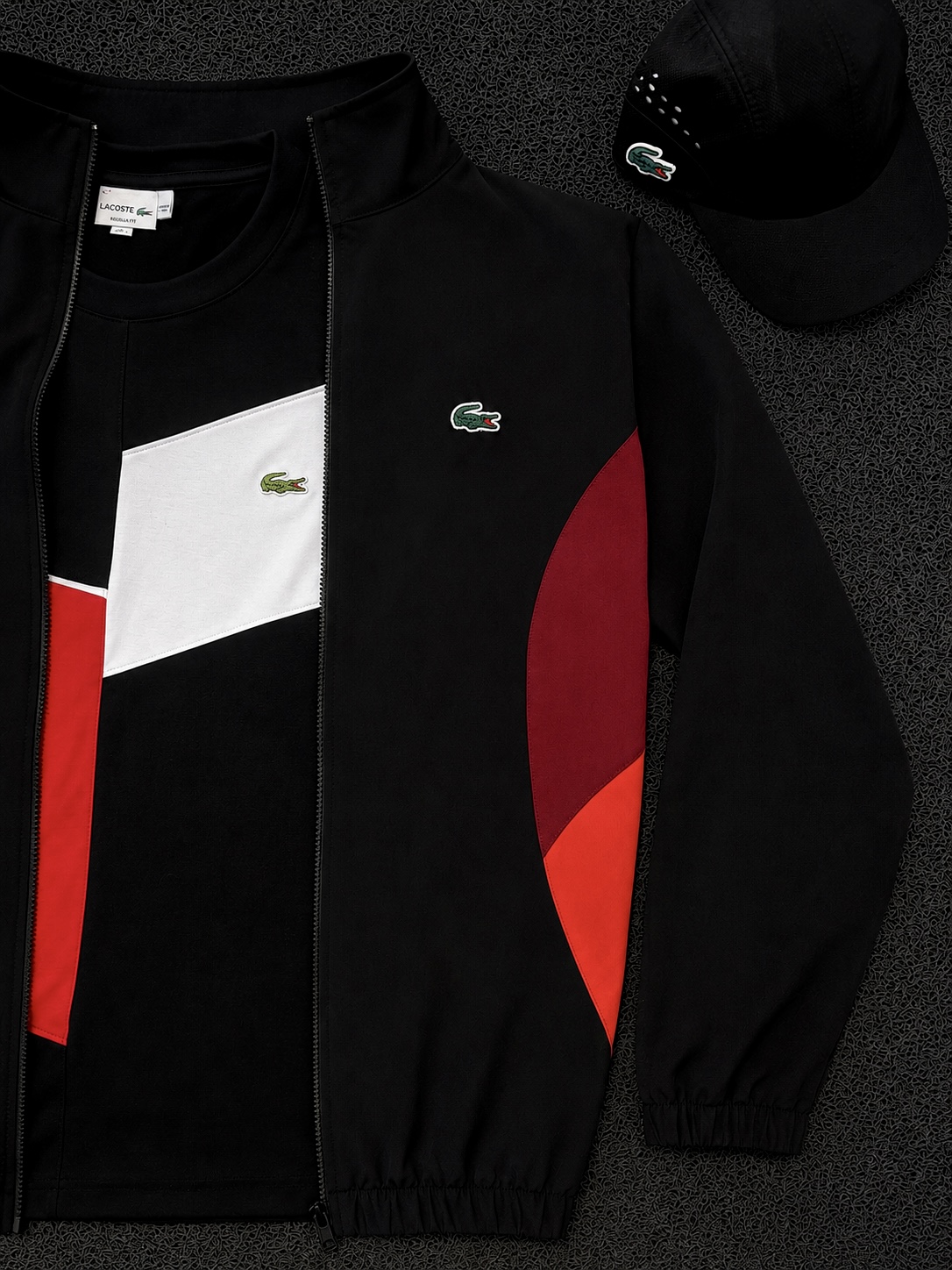 CONJUNTO LACOSTE CORTA VENTO 🐊