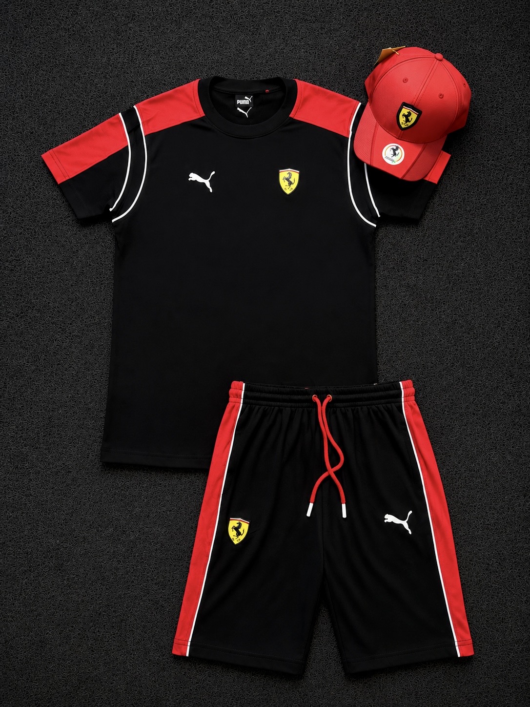 CONJUNTO FERRARI MOLETOM 🔥