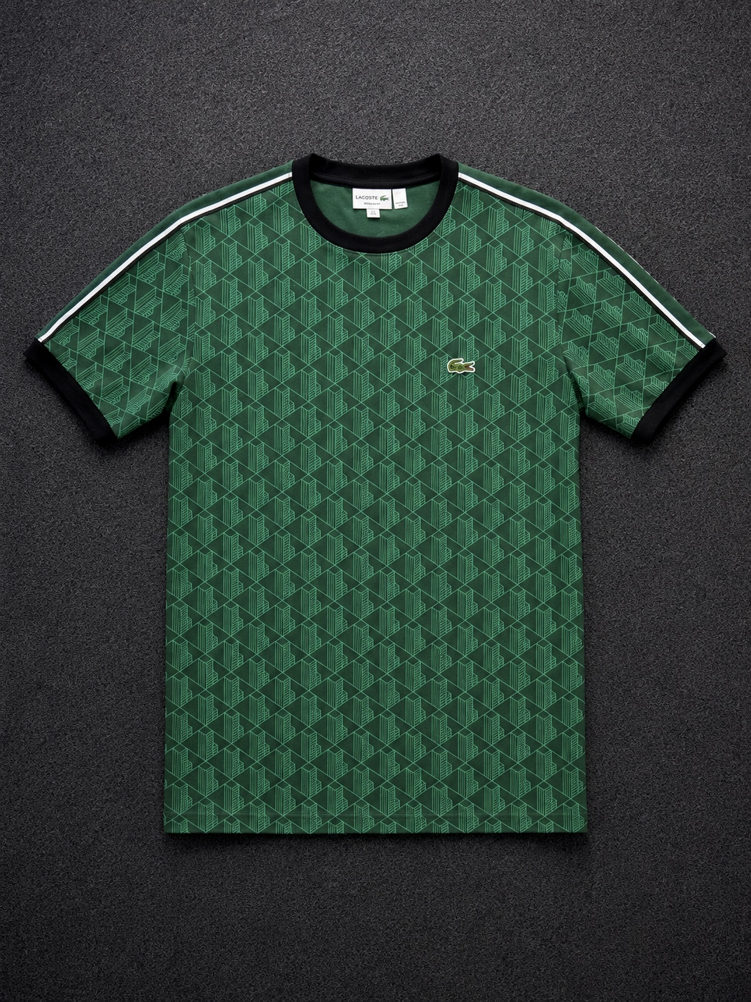 Camisa Lacoste Manogram Verde