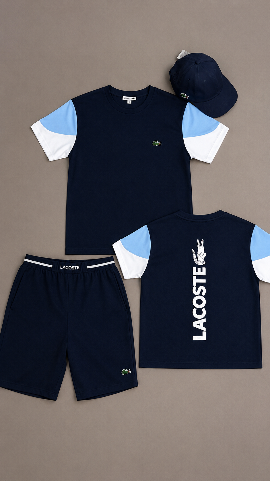 CONJUNTO - CAMISA FRENTE E COSTA