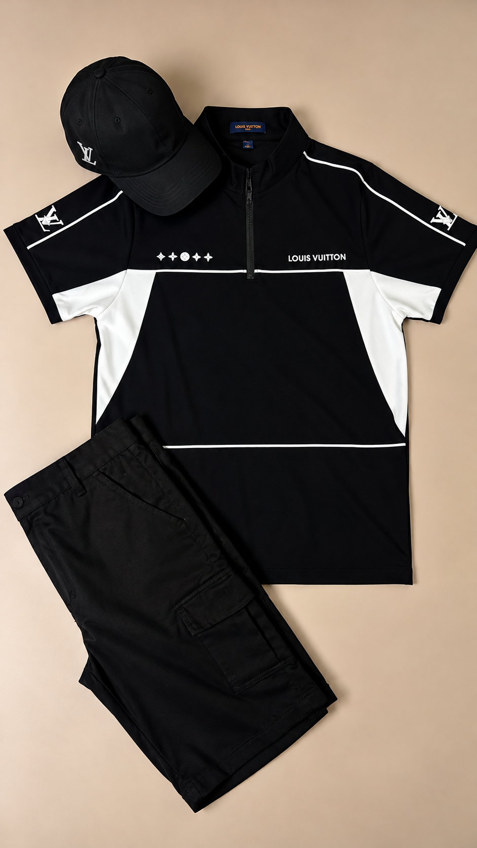 POLO LUIS VITTON IMPORTADA + BERMUDA ZARA