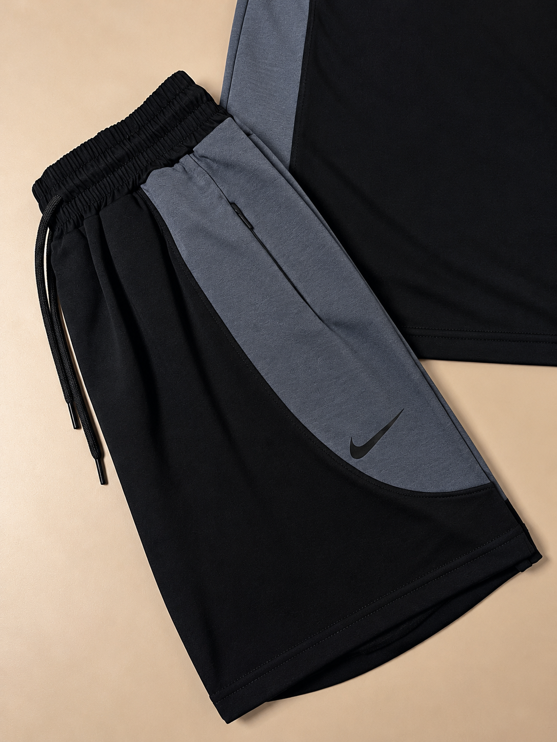 CONJUNTO NIKE TECH PRETO + SLIDE NIKE